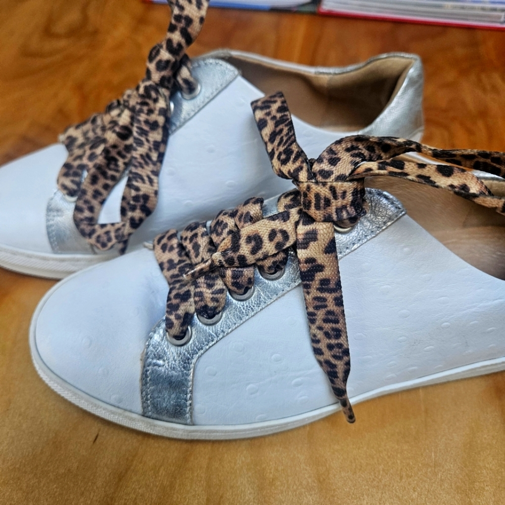 PintoDiBlue- Ostrich leather like sneaker